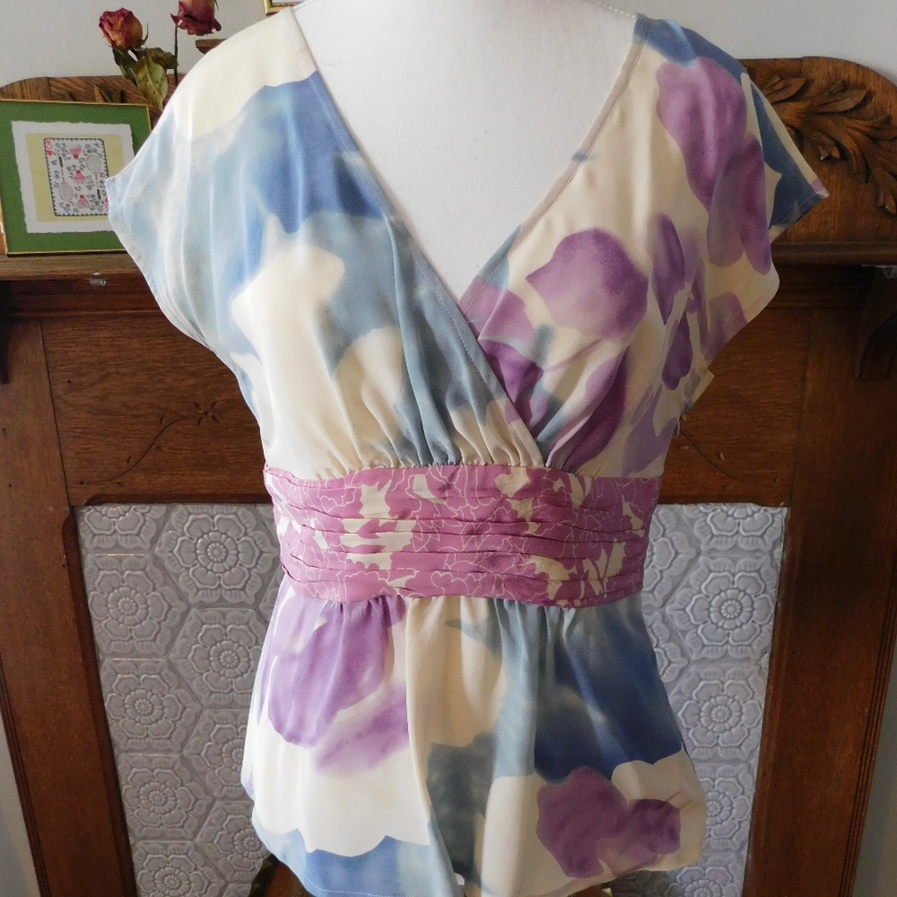 Anthropologie Silk Odille Blouse